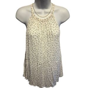 ☀️ Hippie Rose Animal Print Sleeveless Blouse